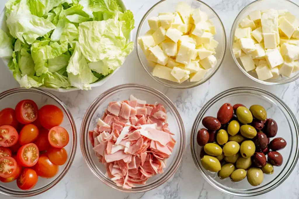 Fresh ingredients for Columbia Restaurant’s 1905 Salad