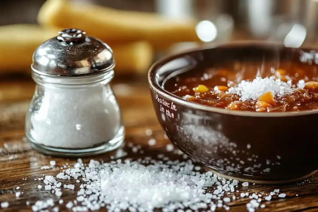 Steaming bowl of black bean soup with vibrant garnishes and rustic background