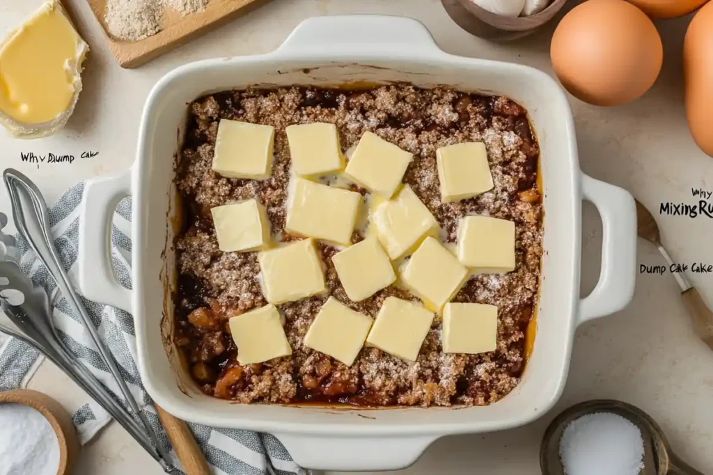Dump Cake Layers in Progress