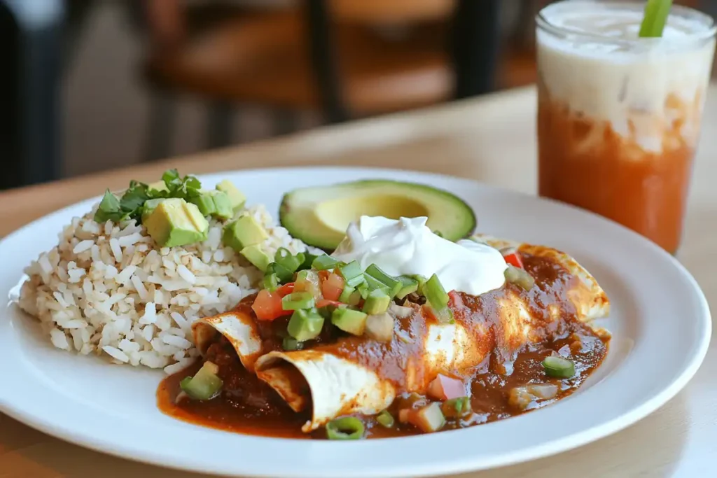 Delicious Boulders enchilada recipe served in a rustic dish