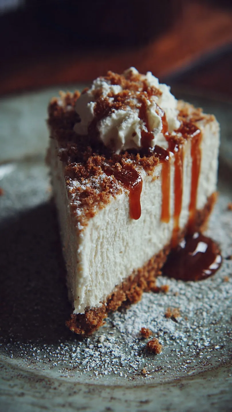 No Bake Gingerbread Cheesecake