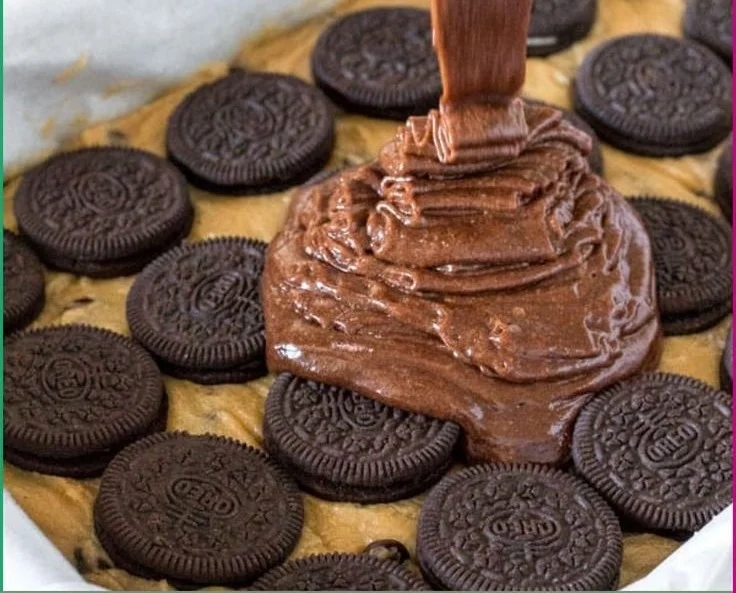 Fudgy chewy brookies combining brownies and cookies in one delicious dessert