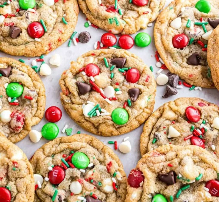 Plate of Santa's Favorite Cookies decorated for Christmas