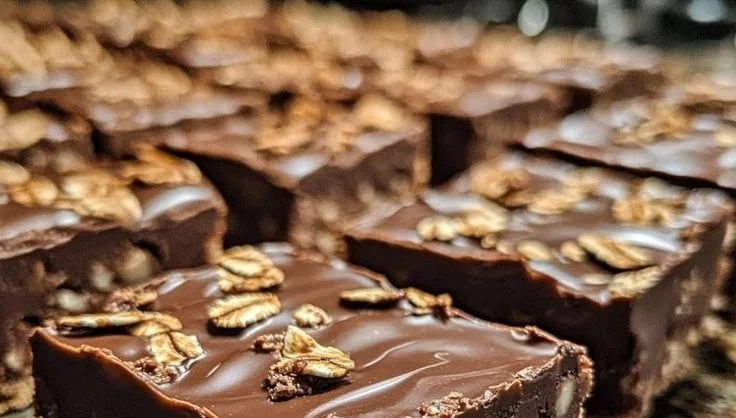 Indulgent Chocolate Oatmeal Fudge Bars